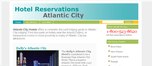 Atlantic City Hotels Reservations